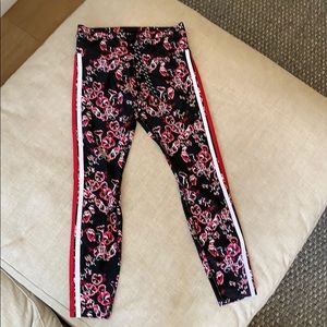 Ankle length floral tights